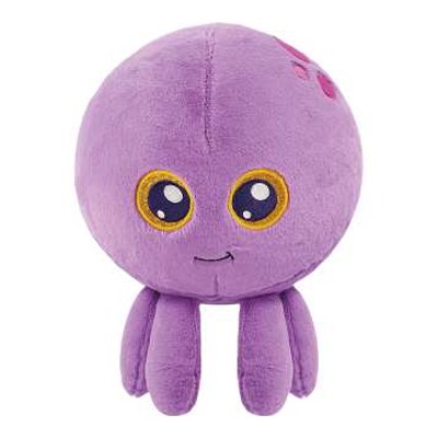 Purple Squid plush bounce ball